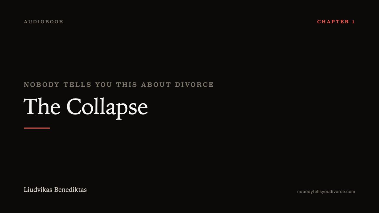 The Collapse — audiobook chapter card
