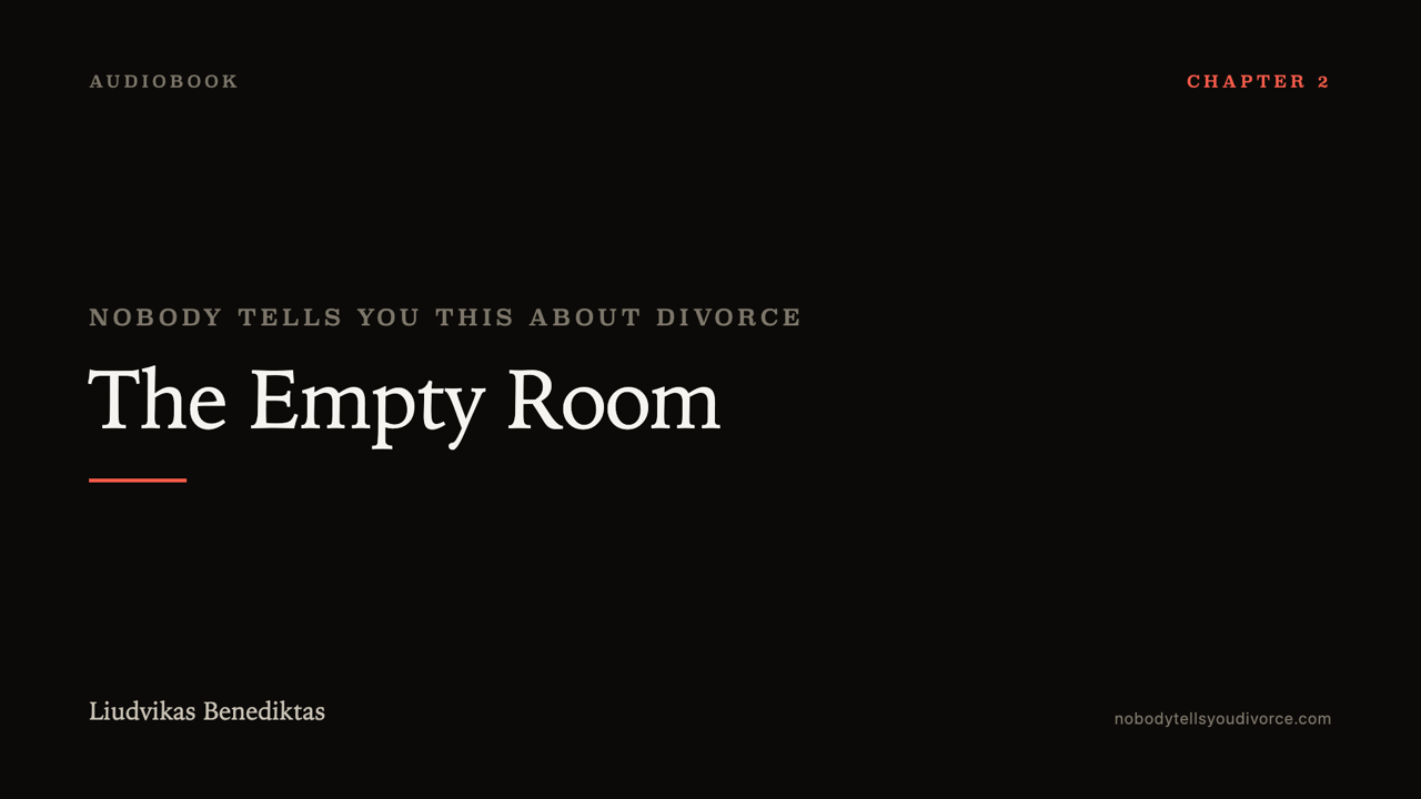 The Empty Room — audiobook chapter card