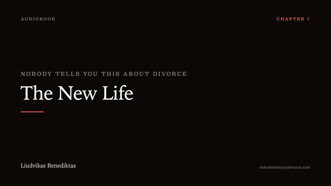 The New Life — audiobook chapter card
